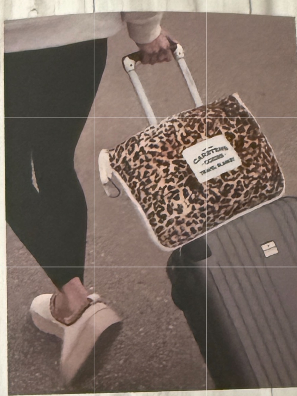 Leopard Print Travel Blanket - Picture 3 of 3